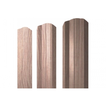 ГРАНД ЛАЙН Штакетник М-образный А фигурный 0,45 Print Elite White Wood TwinColor ГРАНД ЛАЙН Штакетник М-образный А фигурный 0,45 Print Elite White Wood TwinColor