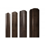 ГРАНД ЛАЙН Штакетник М-образный А фигурный 0,45 Print Premium Antique Wood