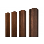ГРАНД ЛАЙН Штакетник М-образный B фигурный 0,45 Print-Double Premium Golden Wood Lite Fresh