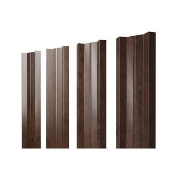 ГРАНД ЛАЙН Штакетник М-образный А с прямым резом 0,45 Print Elite Antique Wood TwinColor ГРАНД ЛАЙН Штакетник М-образный А с прямым резом 0,45 Print Elite Antique Wood TwinColor