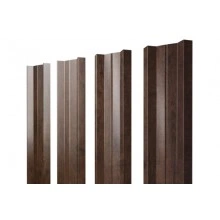 ГРАНД ЛАЙН Штакетник М-образный А с прямым резом 0,45 Print-Double Elite Antique Wood