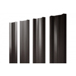 ГРАНД ЛАЙН Штакетник М-образный А с прямым резом 0,45 Print Elite Coffee Wood TwinColor