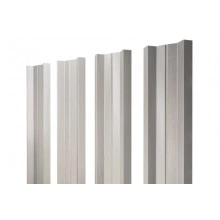 ГРАНД ЛАЙН Штакетник М-образный А с прямым резом 0,45 Print Elite Milky Wood TwinColor