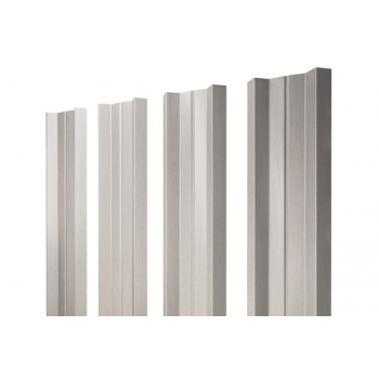 ГРАНД ЛАЙН Штакетник М-образный А с прямым резом 0,45 Print Elite Milky Wood TwinColor