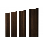 ГРАНД ЛАЙН Штакетник М-образный В с прямым резом 0,45 Print Elite Chestnut Wood