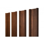 ГРАНД ЛАЙН Штакетник М-образный В с прямым резом 0,45 Print Premium Golden Wood Fresh