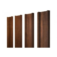 ГРАНД ЛАЙН Штакетник М-образный В с прямым резом 0,45 Print Premium Golden Wood Fresh