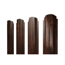 ГРАНД ЛАЙН Штакетник П-образный А фигурный 0,45 Print Elite Cherry Wood TwinColor