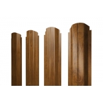 ГРАНД ЛАЙН Штакетник П-образный А фигурный 0,45 Print-Double Elite Golden Wood
