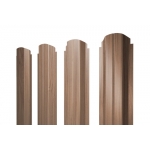 ГРАНД ЛАЙН Штакетник П-образный А фигурный 0,45 Print Elite Honey Wood TwinColor