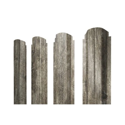 ГРАНД ЛАЙН Штакетник П-образный А фигурный 0,45 Print Elite Nordic Wood TwinColor ГРАНД ЛАЙН Штакетник П-образный А фигурный 0,45 Print Elite Nordic Wood TwinColor