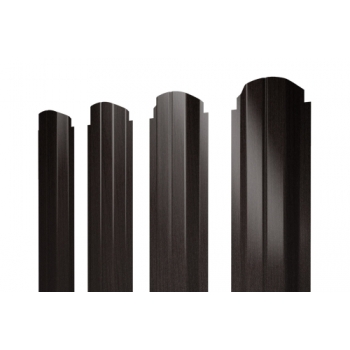 ГРАНД ЛАЙН Штакетник П-образный B фигурный 0,45 Print Elite Coffee Wood TwinColor ГРАНД ЛАЙН Штакетник П-образный B фигурный 0,45 Print Elite Coffee Wood TwinColor