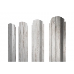 ГРАНД ЛАЙН Штакетник П-образный B фигурный 0,45 Print Elite Snow Wood TwinColor