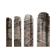 ГРАНД ЛАЙН Штакетник П-образный А фигурный 0,45 Print Elite King Stone TwinColor