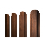 ГРАНД ЛАЙН Штакетник П-образный В фигурный 0,45 Print Premium Golden Wood Fresh TwinColor