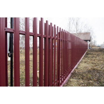 ГРАНД ЛАЙН Штакетник П-образный A с прямым резом 0,5 Satin RAL 3005 красное вино ГРАНД ЛАЙН Штакетник П-образный A с прямым резом 0,5 Satin RAL 3005 красное вино