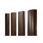 ГРАНД ЛАЙН Штакетник П-образный A с прямым резом 0,45 Print-Double Elite Antique Wood