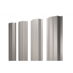 ГРАНД ЛАЙН Штакетник П-образный A с прямым резом 0,45 Print Elite Milky Wood TwinColor