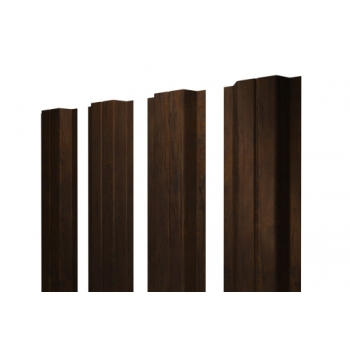 ГРАНД ЛАЙН Штакетник П-образный В с прямым резом 0,45 Print Elite Chestnut Wood ГРАНД ЛАЙН Штакетник П-образный В с прямым резом 0,45 Print Elite Chestnut Wood