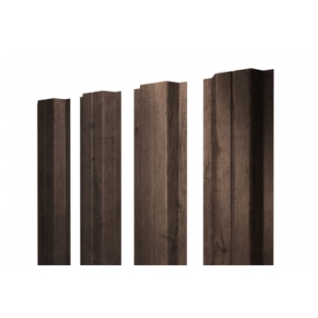 ГРАНД ЛАЙН Штакетник П-образный A с прямым резом 0,45 Print Premium Almond Wood Fresh ГРАНД ЛАЙН Штакетник П-образный A с прямым резом 0,45 Print Premium Almond Wood Fresh
