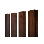 ГРАНД ЛАЙН Штакетник П-образный A с прямым резом 0,45 Print Premium Cherry Wood Fresh