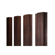 ГРАНД ЛАЙН Штакетник П-образный A с прямым резом 0,45 Print-Double Premium Cherry Wood Lite Fresh