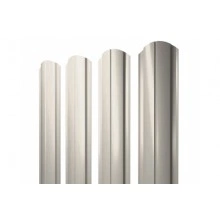 ГРАНД ЛАЙН Штакетник Полукруглый Slim фигурный 0,45 Print Elite Milky Wood TwinColor