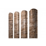 ГРАНД ЛАЙН Штакетник Полукруглый Slim фигурный 0,45 Print Elite Sand Stone TwinColor