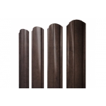 ГРАНД ЛАЙН Штакетник Полукруглый Slim фигурный 0,45 Print-Double Elite Antique Wood