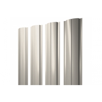 ГРАНД ЛАЙН Штакетник Полукруглый Slim с прямым резом 0,45 Print Elite Milky Wood TwinColor ГРАНД ЛАЙН Штакетник Полукруглый Slim с прямым резом 0,45 Print Elite Milky Wood TwinColor