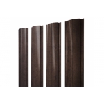 ГРАНД ЛАЙН Штакетник Полукруглый Slim с прямым резом 0,45 Print-Double Premium Antique Wood