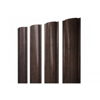 ГРАНД ЛАЙН Штакетник Полукруглый Slim с прямым резом 0,45 Print-Double Premium Antique Wood ГРАНД ЛАЙН Штакетник Полукруглый Slim с прямым резом 0,45 Print-Double Premium Antique Wood