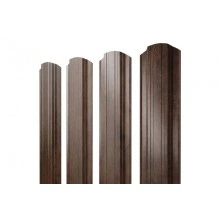 ГРАНД ЛАЙН Штакетник Прямоугольный фигурный 0,45 Print-Double Premium Antique Wood