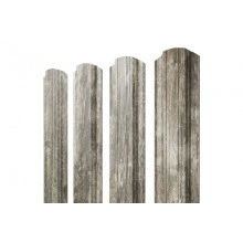 ГРАНД ЛАЙН Штакетник Прямоугольный фигурный 0,45 Print Elite Nordic Wood TwinColor