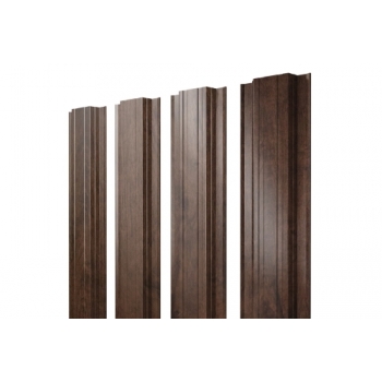 ГРАНД ЛАЙН Штакетник Прямоугольный с прямым резом 0,45 Print-Double Premium Antique Wood ГРАНД ЛАЙН Штакетник Прямоугольный с прямым резом 0,45 Print-Double Premium Antique Wood