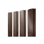 ГРАНД ЛАЙН Штакетник Прямоугольный с прямым резом 0,45 Print Premium Antique Wood