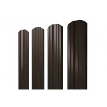 ГРАНД ЛАЙН Штакетник Twin фигурный 0,45 Print Elite Coffee Wood TwinColor