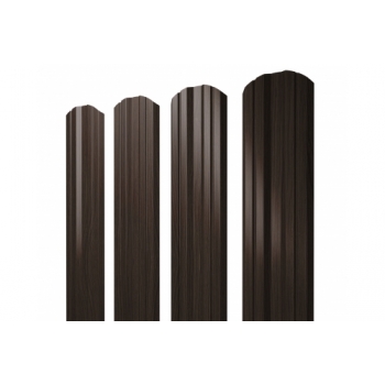 ГРАНД ЛАЙН Штакетник Twin фигурный 0,45 Print Elite Coffee Wood TwinColor ГРАНД ЛАЙН Штакетник Twin фигурный 0,45 Print Elite Coffee Wood TwinColor