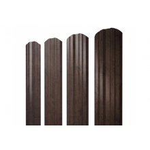 ГРАНД ЛАЙН Штакетник Twin фигурный 0,45 Print-Double Elite Antique Wood