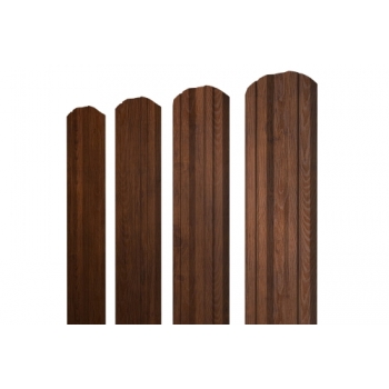 ГРАНД ЛАЙН Штакетник Twin фигурный 0,45 Print Premium Golden Wood Fresh ГРАНД ЛАЙН Штакетник Twin фигурный 0,45 Print Premium Golden Wood Fresh