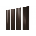 ГРАНД ЛАЙН Штакетник Twin с прямым резом 0,45 Print Elite Coffee Wood Twin с прямым резомColor