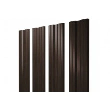 ГРАНД ЛАЙН Штакетник Twin с прямым резом 0,45 Print Elite Coffee Wood Twin с прямым резомColor