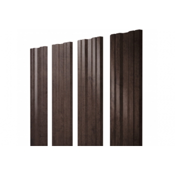 ГРАНД ЛАЙН Штакетник Twin с прямым резом 0,45 Print Premium Antique Wood ГРАНД ЛАЙН Штакетник Twin с прямым резом 0,45 Print Premium Antique Wood