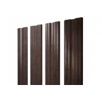 ГРАНД ЛАЙН Штакетник Twin с прямым резом 0,45 Print Elite Antique Wood Twin с прямым резомColor