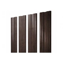 ГРАНД ЛАЙН Штакетник Twin с прямым резом 0,45 Print Elite Antique Wood Twin с прямым резомColor