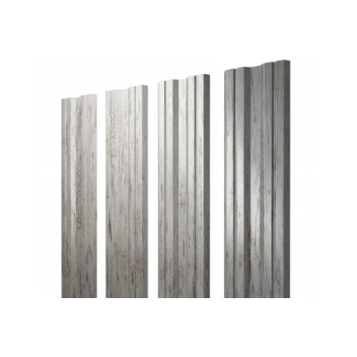ГРАНД ЛАЙН Штакетник Twin с прямым резом 0,45 Print Elite Snow Wood Twin с прямым резомColor ГРАНД ЛАЙН Штакетник Twin с прямым резом 0,45 Print Elite Snow Wood Twin с прямым резомColor