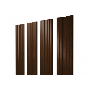 ГРАНД ЛАЙН Штакетник Twin с прямым резом 0,45 Print Elite Choco Wood Twin с прямым резомColor ГРАНД ЛАЙН Штакетник Twin с прямым резом 0,45 Print Elite Choco Wood Twin с прямым резомColor