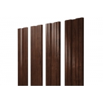 ГРАНД ЛАЙН Штакетник Twin с прямым резом 0,45 Print Premium Cherry Wood Fresh Twin с прямым резомColor