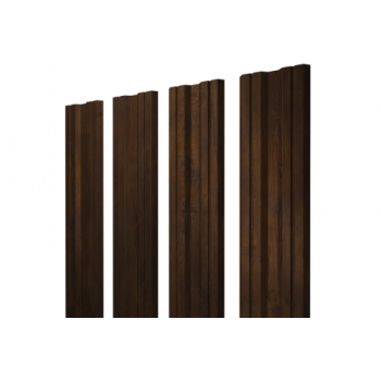 ГРАНД ЛАЙН Штакетник Twin с прямым резом 0,45 Print Elite Chestnut Wood Twin с прямым резомColor ГРАНД ЛАЙН Штакетник Twin с прямым резом 0,45 Print Elite Chestnut Wood Twin с прямым резомColor