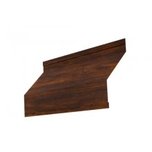 ГРАНД ЛАЙН Ламель жалюзи Milan 0,45 Print Elite с пленкой Chestnut Wood